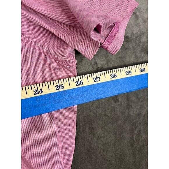 Johnnie O Polo Shirt Mens XL Extra Large Pink Short Sleeve Surf Golf Casual - Picture 4 of 5